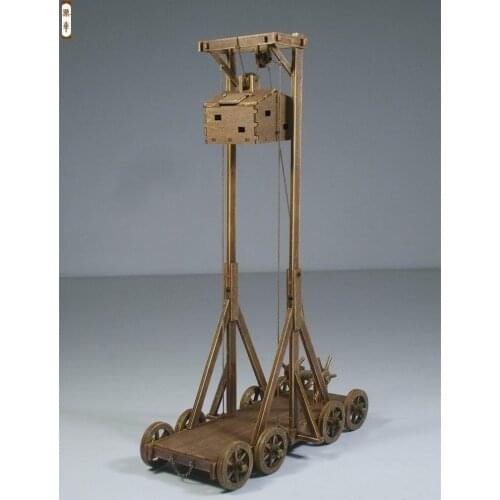 Free shipping ancient chariots model The Observation vehicle Wooden Model offer English instructions files