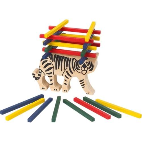 Freeship 1Set children kids Wooden Montessori elephant camel balance table game early development Educational materials toys
