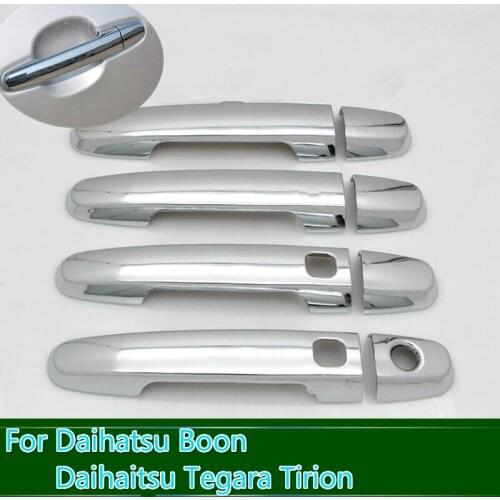 For Daihatsu Boon 2004-2010 Daihaitsu Tegara Tirion 2011 2012 2013 2014 2015 Chrome Door Handle Cover Trim Stickers Car Styling