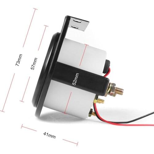 Voltage Gauge 12 Volt Cars Voltmeter 8~16V Volts Gauge White Light Meter Racing TT101264 2"52mm Bolt Pack with 1PC Bolt Pack