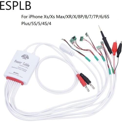 Current Test Cable All in One Power Battery Activation Charge Board for iPhone Xs/Xs Max/XR/X 8P 8 7 7P /6/6S Plus/5S/5/4S/4