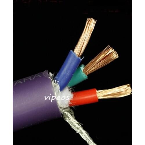 TARA LABS SA-OF8N silver Shield OFC Power Cable (Per 1m) for DIY audiophile amplifier CD Player