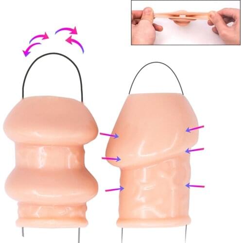 Sex Tools For Male Foreskin Correction Cock Rings Penis Sleeve Delay Ejaculation Foreskin Resistance Penis Ring Sex Toys For Men