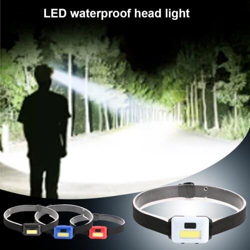 Mini COB LED Headlamp 3 Modes Waterproof Headlight Head Flashlight Torch Lanterna For Outdoor Camping Night Fishing