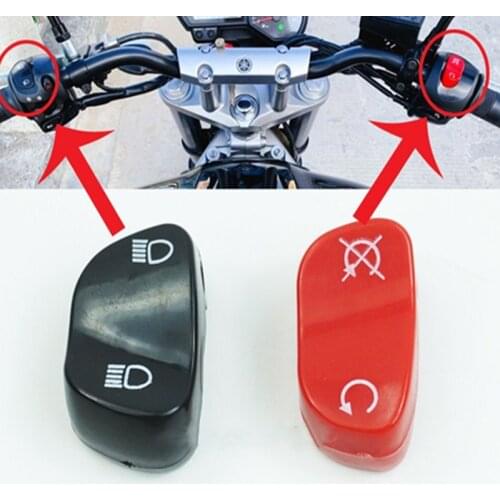 Motorcycle flameout switch flameout button far and near switch button Fit For Yamaha XJ6 FZ1 FZ8 FZ6