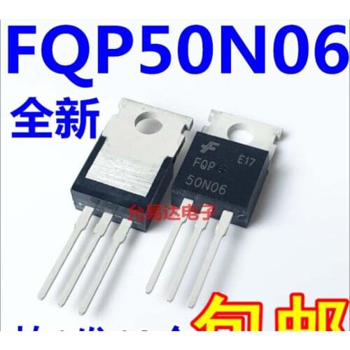 Xinyuan 10PCS/LOT FQP50N06 TO220 50N06 TO-220