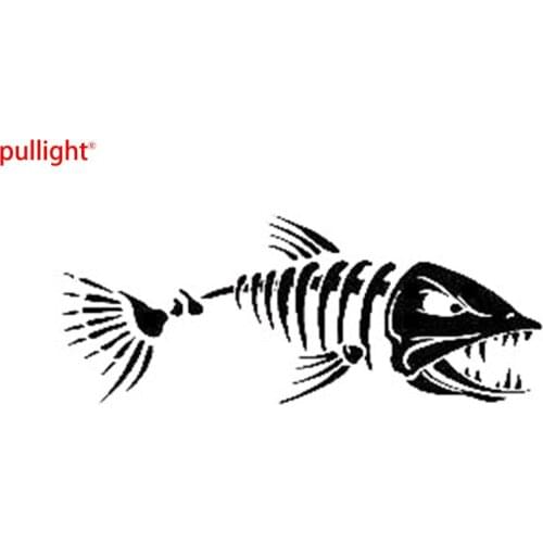 ANGRY FISH STICKER FISHING BAIT BOAT HOBBIES CAR WINDOW STICKER DECAL