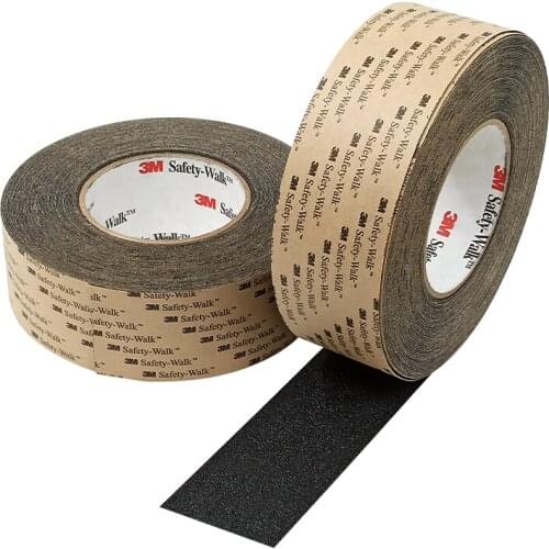 3M 610 Anti-Slip Black Slip-Resistant Tape for Light to Heavy Shoe Traffic Areas 2IN *18M