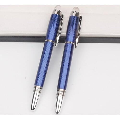 Luxury Metal Ice Rollerball Pen Gel Black Ink MB Fountian Pens for Writing Office School Supplies
