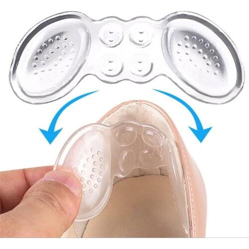 Silicone Gel Butterfly Anti-skid Heel Sticker Protector Women Cushion for Shoes High Heels Pain Relief Foot Care Grips Inserts