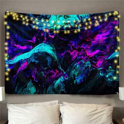 Mystery Universe Starry Sky Space Trippy Tapestry Wall Hanging Large Psychedelic Star Tapestries For Bedroom Wall Cloth Carpet