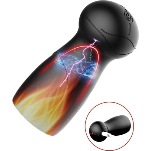 Glans Vibrator Sex Toys for Men Penis Trainer Blowjob Male Masturbator Penis Sleeve Enhancement Delay Lasting Adult Products