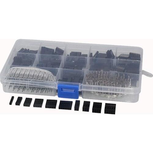 1 Set 620pcs 2.54mm DuPont jumper connector housing with terminal Kit