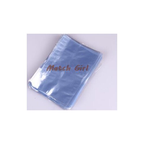 100pcs/lot-width(10cm-20cm) PVC Heat Shrink Wrap storage Bag Seal Bag Clear Plastic Polybag Gift Cosmetics Packaging Pouch