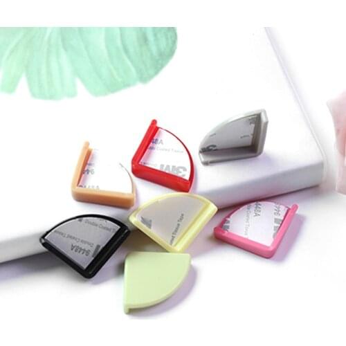 4 Pcs Table Corner Protector Anti-collision Angle Children Baby Safety Soft Silicone Desk Table Window Corner Protective Cushion