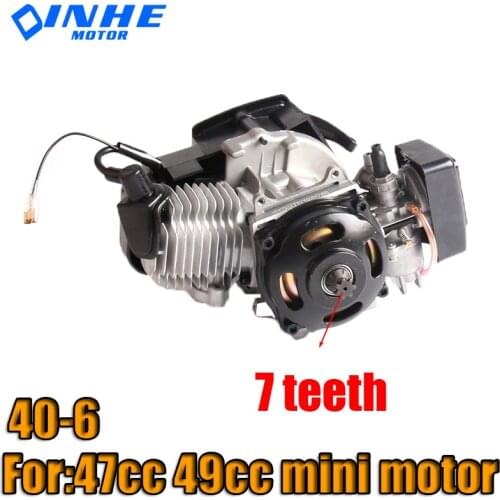 47cc 49cc Pocket Bike Pull Start Engine For 2 Stroke Mini Go Kart Dirt Bike Petrol Scooter ATV Pocket Bike Motor