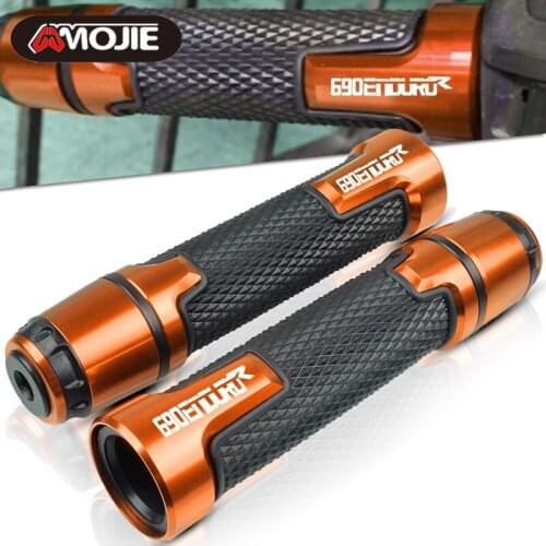 7/8" 22MM CNC Motorcycle handlebar grip handle bar Motorbike handlebar grips FOR 690 Enduro R 2014 2015 2016 2017 2018 2019