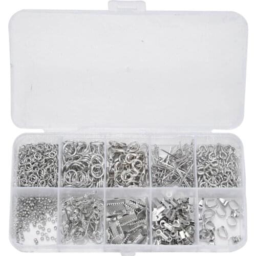 Jewelry Findings Set Jewelry Making Kit Jewelry Findings Starter Kit Jewelry Beading Making And Repair Tools Kit Pliers Silver B