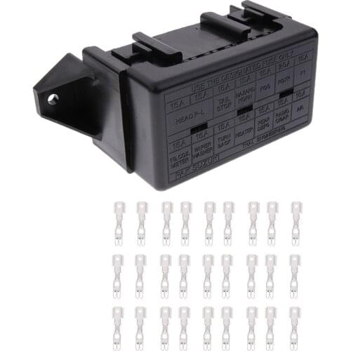 Automotive Car Boat 14Way Middle ATO ATC Blade Fuse Box Block with Terminals