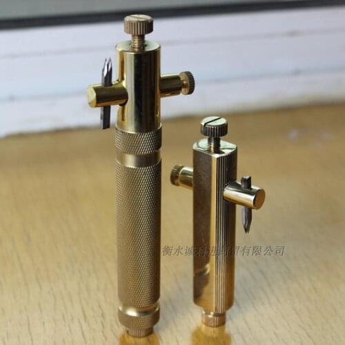 Big violin line knife set copper the violin tools blade black and white line knife