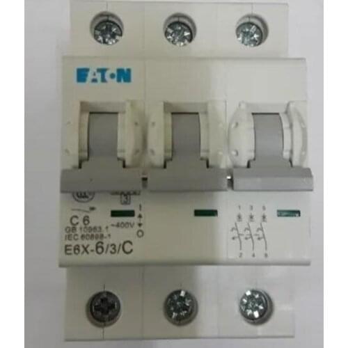 E6X-6/3/C 90000025000586 3P | 6A | C | 6KA E6X mini circuit breaker