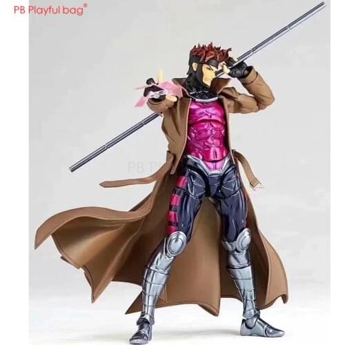 17CM Gambit figure PVC Movable model action figure Anime collections Novelty Children doll toys Christmas gifts HD38