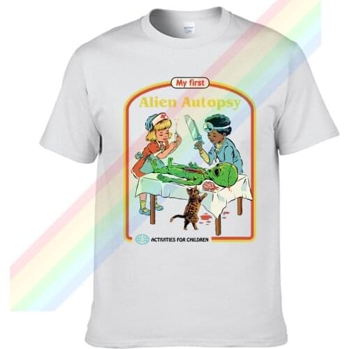 My first Alien toy Anatomy Summer Printed T Shirt Clothes Pop shirt Cotton T Shirt Amazing short sleeve unique unisex top