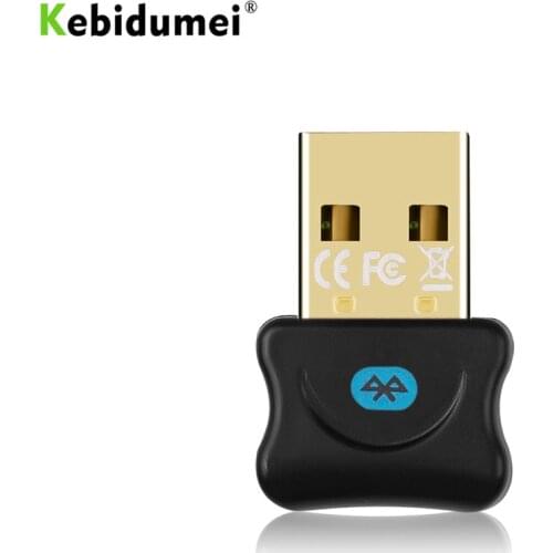 Kebidumei Wireless Bluetooth 5.0 USB Adapter Mini Bluetooth Dongle Music Sound Bluetooth Transmitter Receiver Adapter For PC