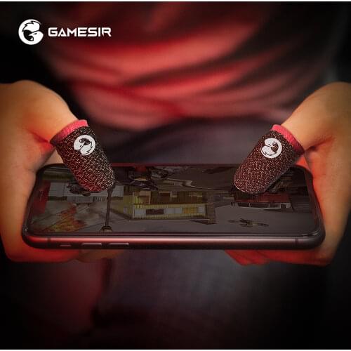 GameSir Talons Breathable Gaming Finger Gloves 1 Pair of Professional Thumbs Sleeve for PUBG Mobile Legends Rules of Survival