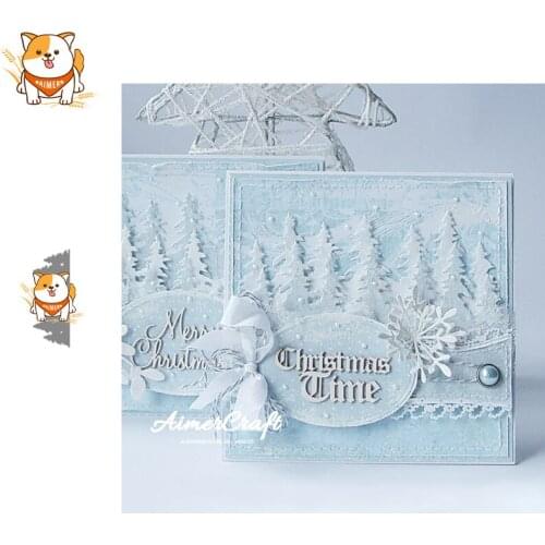 Christmas Tree Metal Cutting Dies Scrapbooking Stencil DIY Decorative Embossing Craft Die Cuts Card Making New Dies For 2019