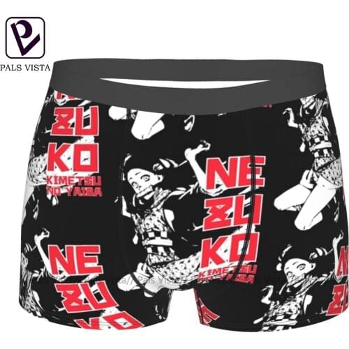 Demon Slayer Underwear Male Customs Stretch Trunk Sublimation Hot Polyester Boxer Brief