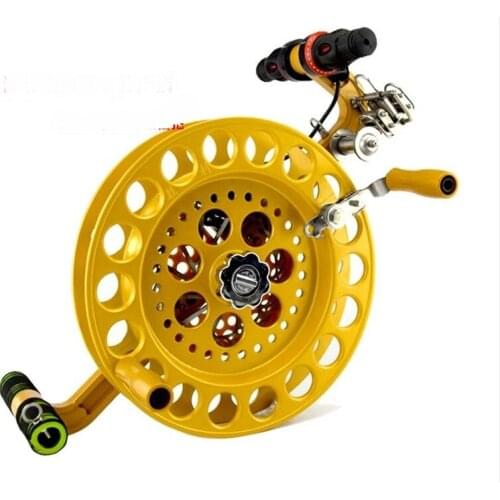 New Victory Magnesium Alloy Kite Wheel Disc Brake Anti-reverse Kite Reel