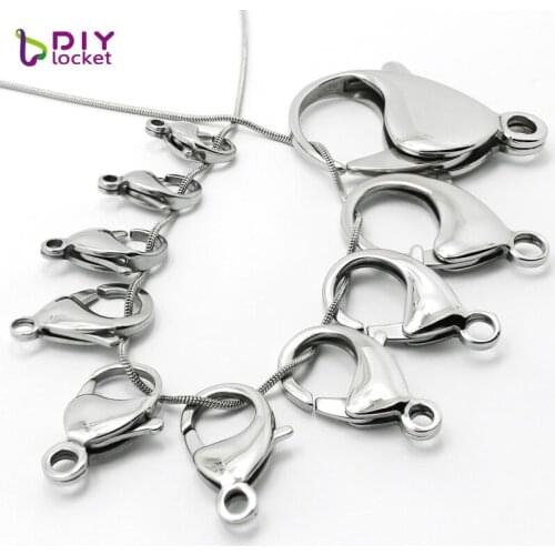 Wholesale Stainless Steel Lobster Clasps Jewelry Diy Accessories LSDA15