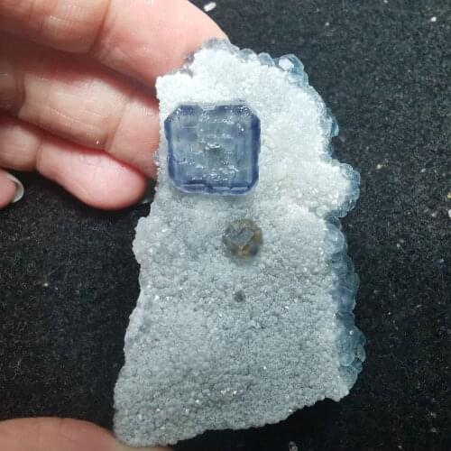 Natural blue-green fluorite mineral specimen aura meditation healing teaching collection home decoration ornament appreciation