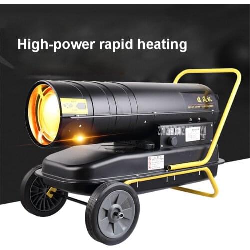 20A-F Industrial Fuel Air Heater Greenhouse Warm Air Blower Factory Heating And Drying Hot Air Heater 220v 20KW 595m3/h 80-120m2