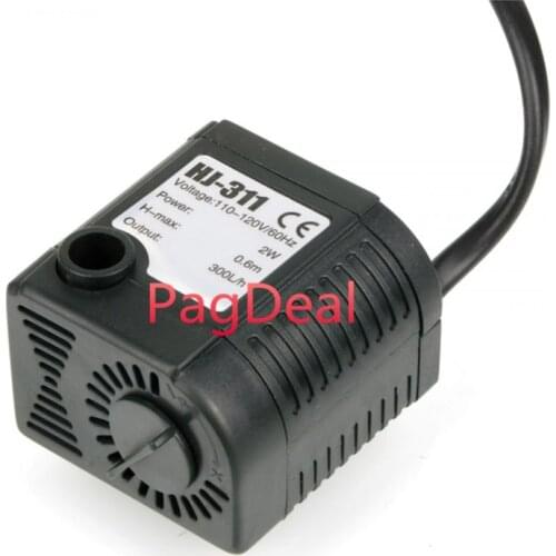 2W Sunsun Submersible Pump Freshwater Saltwater Fish Tank Pond Fountain Mini Adjustable Flow Water Pump HJ-111/211/311/411