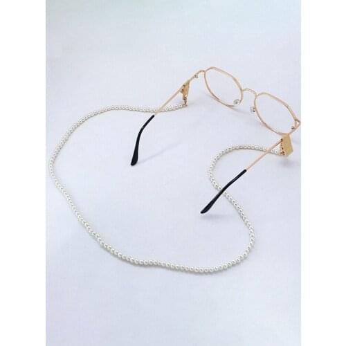Pearl beaded lanyard hanging chain anti-lost rope glasses chain fashion glasses strap