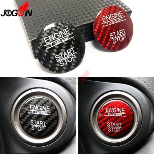 Carbon Fiber For Lexus IS GS ES NX RC RX IS250 IS350 RC200t RC300 NX200 Car Interior Engine Start Stop Push Button Cover Trim