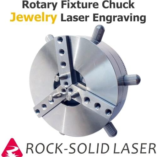 Rotary Gripper Fixture Chuck Claw Rotate Jig For Jewelry Ring Fiber Laser Marking Engraving Machine Parts Wholesale