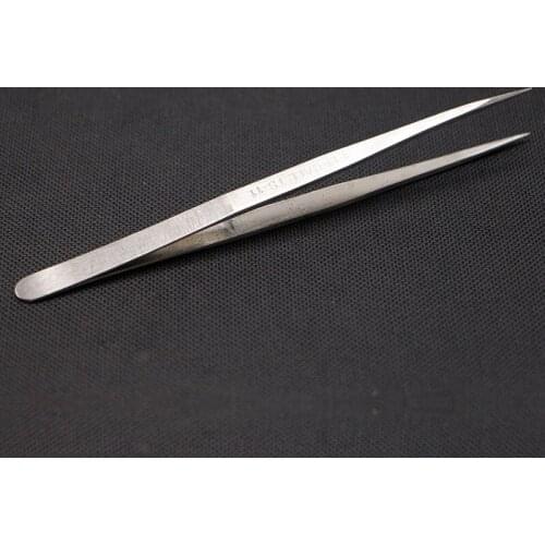 10Pcs Long Nose Tweezer Straight Electric Tweezers TS11