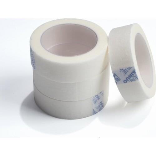 12Rolls Eyelash Extension Lint Free Eye Pads White Paper Under Patches Tool for False Lashes Patch Medical Eyelash Sticker Tape