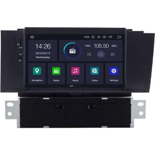 2 Din Android 10 4+64G Car Radio Auto Stereo For Citroen C4 C4L DS4 2011-2016 GPS Navi Multimedia Head Unit Video Player WIFI
