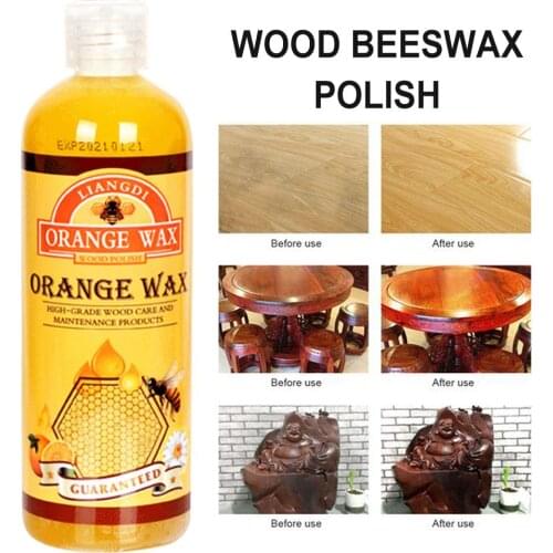 300ML Wood Seasoning Beewax Wood Care Wax Solid Wood Maintenance Cleaning Polished Waterproof Wear-Resistant Wax Furniture Care