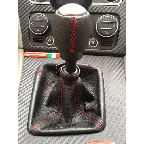 6 Speed Car Styling Gear Shift Knob Emblem Badge Cap Cover Case for ALFA ROMEO 159 (05-11)/ BRERA (06-11) / SPIDER (06-11)