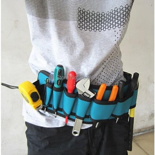 Freeshipping New Canvas Tool Kits Bag Hanger Waterproof Wear Multifunction Lumbar Bag Waist bags 54*13CM Easy To Carry