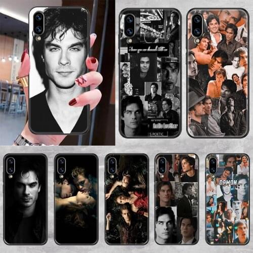 The Vampire Diaries Damon Phone case For Huawei Honor 6 7 8 9 10 10i 20 A C X Lite Pro Play black 3D waterproof painting funda