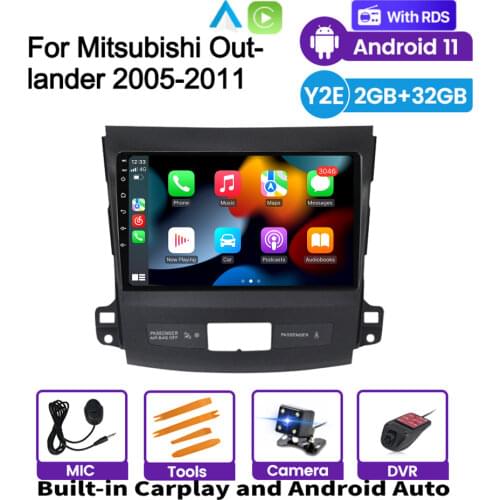 For Mitsubishi Outlander 2 CW0W 2005-2011 For Citroen C-Crosser 2007-2013 For Peugeot 4007 2007-2012 Car Stereo Radio GPS