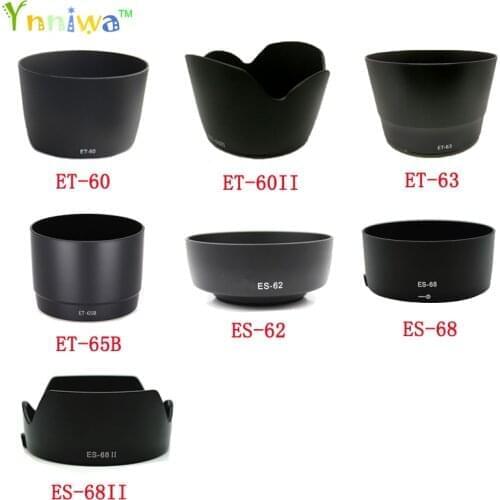 ET-60 ET-60II ET-63 ET-65B ES-62 ES-68 ES-68II camera Lens Hood for canon lens camera