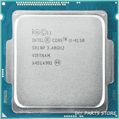 Intel core i3-4130 i3 4130 LGA 1150 3.40GHz DUAL-core 3.4MHZ RAM DDR3-1333, DDR3-1600 GPU HD4400
