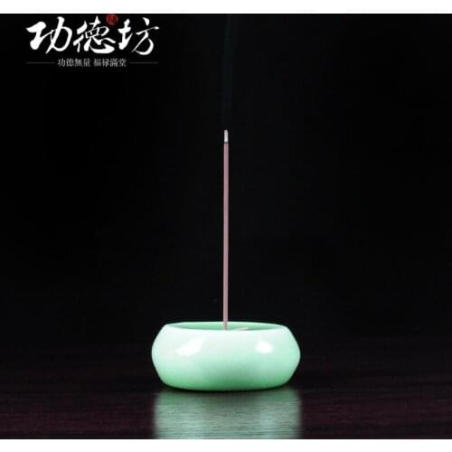 Joss sticks incense and handmade Wo thin fragrance of incense burner kiln, Longquan celadon incense fragrance blending needle